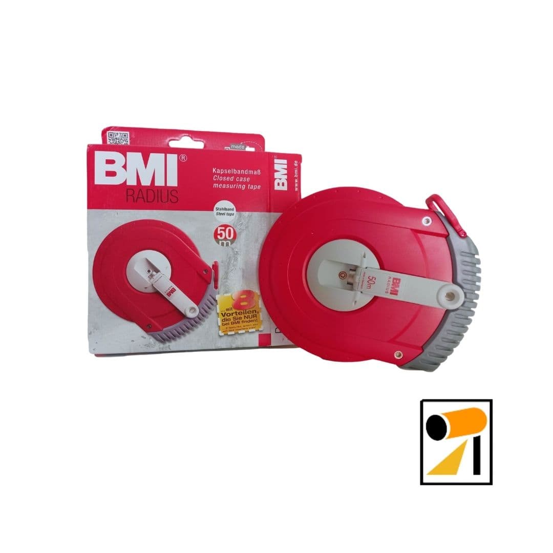 Flexometro (Huincha) – BMI Radius Acero Inoxidable 50 mt