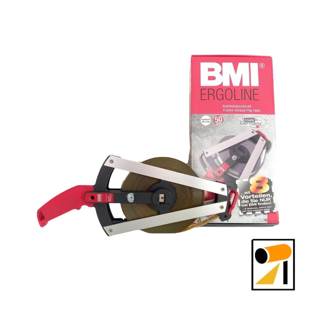 Flexometro (Huincha) – BMI Ergoline Acero Inoxidable 50 mt