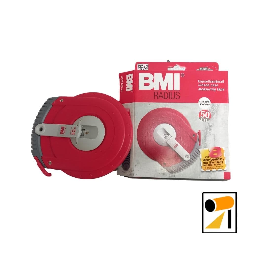 Flexometro (Huincha) – BMI Radius Inoxidable 50 mt poliamida