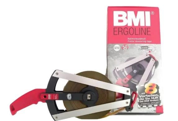 Flexómetro (Huincha) – BMI Ergoline Inoxidable. 50 mt poliamida