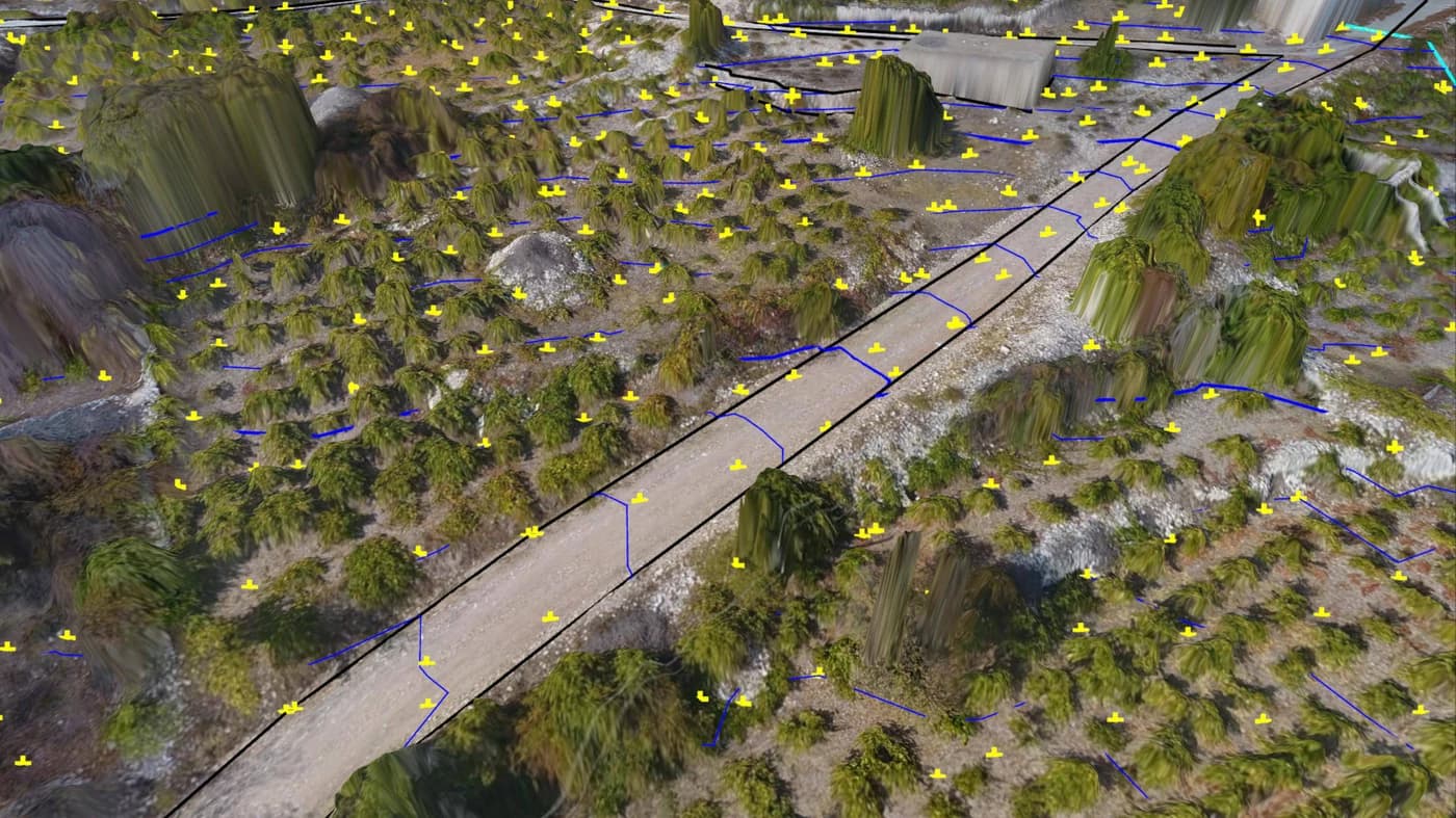 Filtro Low-Pass para levantamientos topográficos con drones en zonas con vegetación