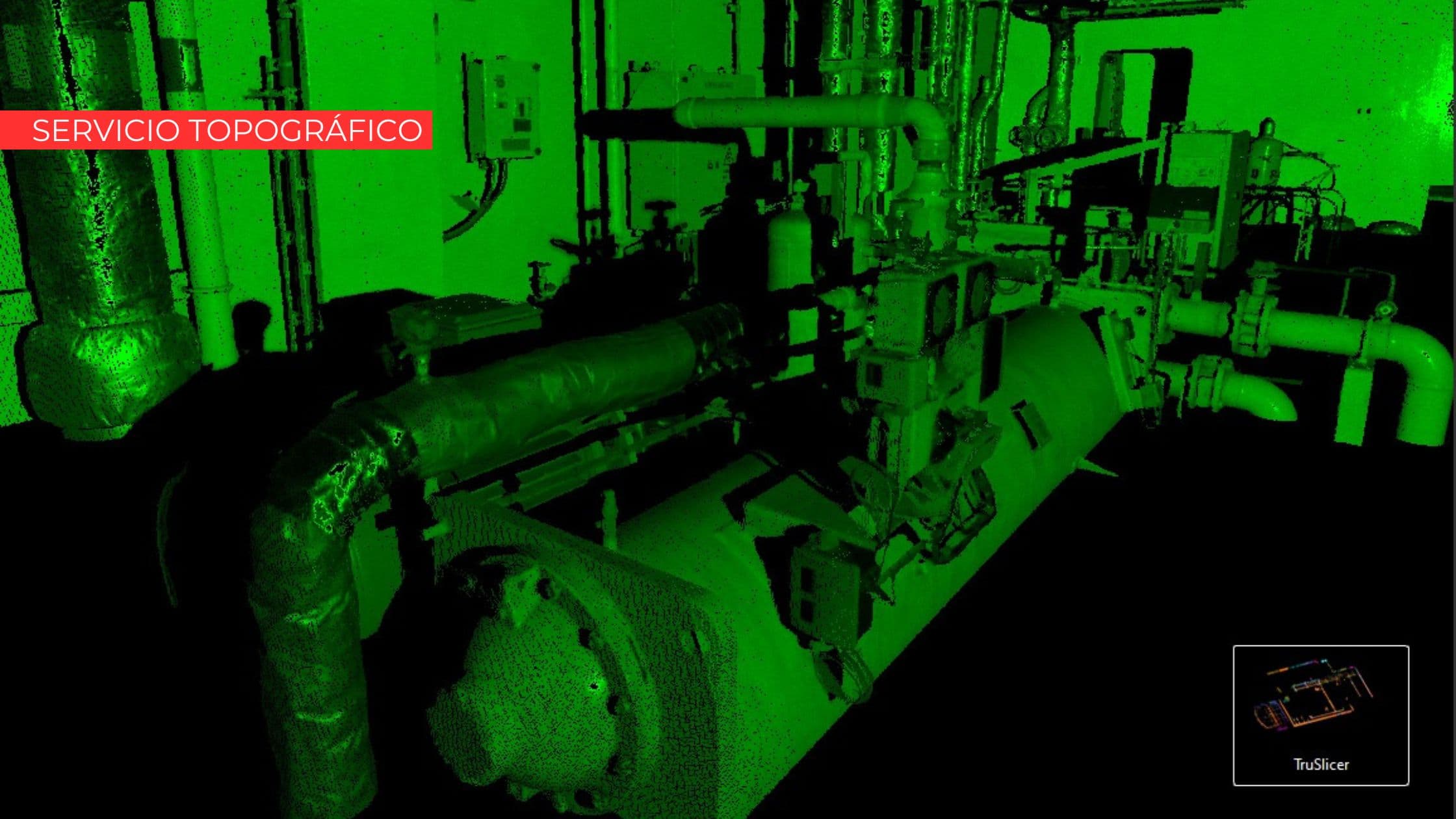 Escaneo Láser 3D de la Sala de Máquinas del Buque Acapulco
